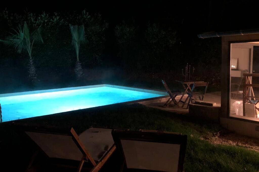 Villa Le loft Normand avec piscine chauffée Saint-Antonin-de-Sommaire Esterno foto