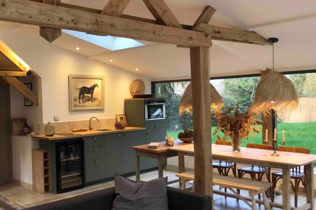 Villa Le loft Normand avec piscine chauffée Saint-Antonin-de-Sommaire Esterno foto