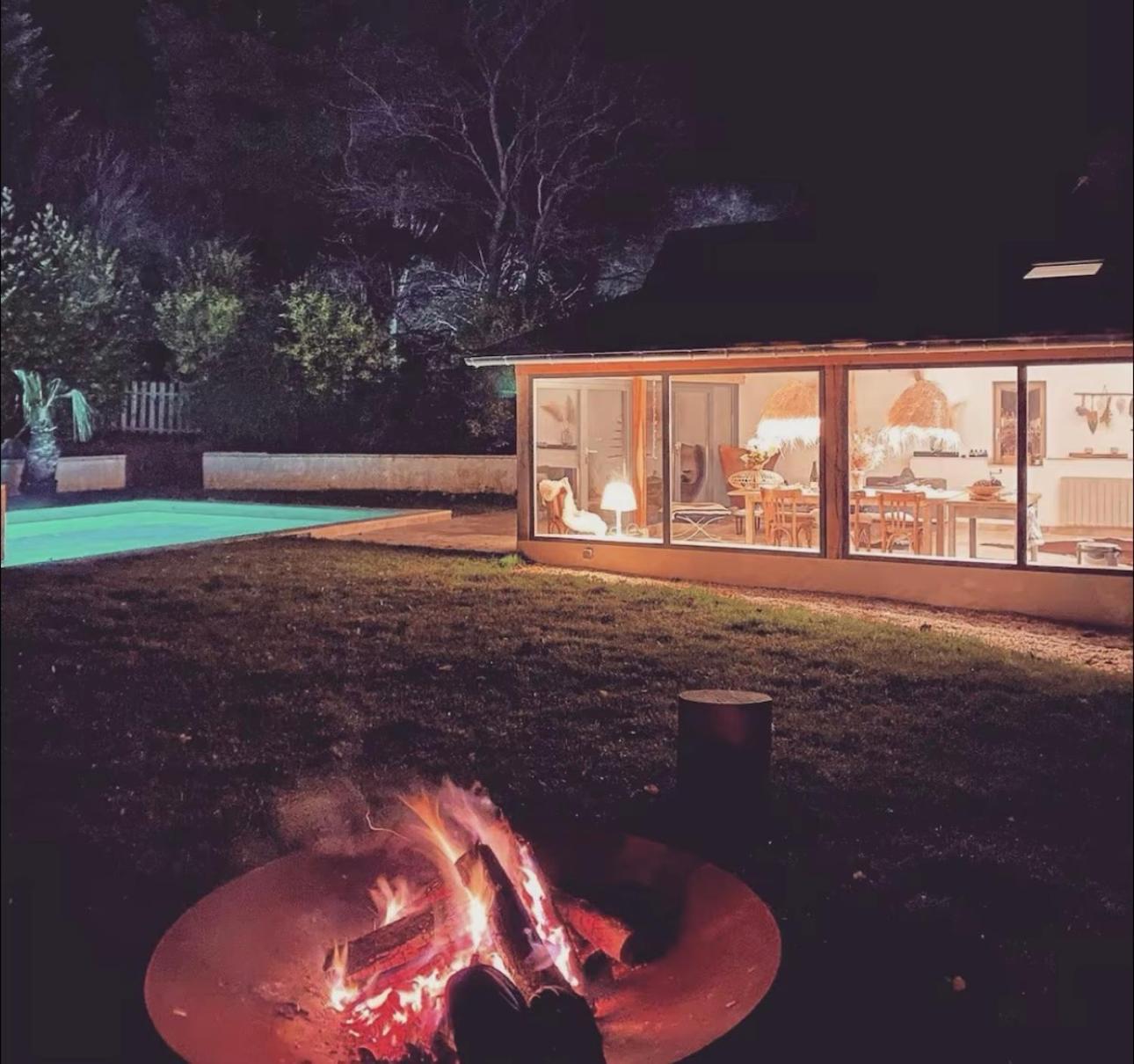 Villa Le loft Normand avec piscine chauffée Saint-Antonin-de-Sommaire Esterno foto